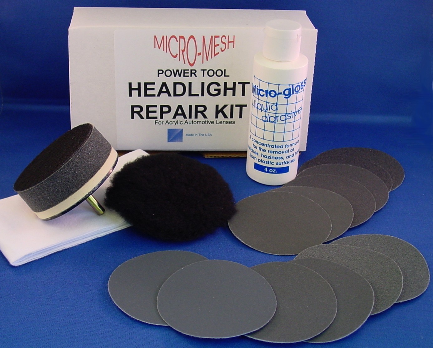 Acrylic Headlight Drill Kit