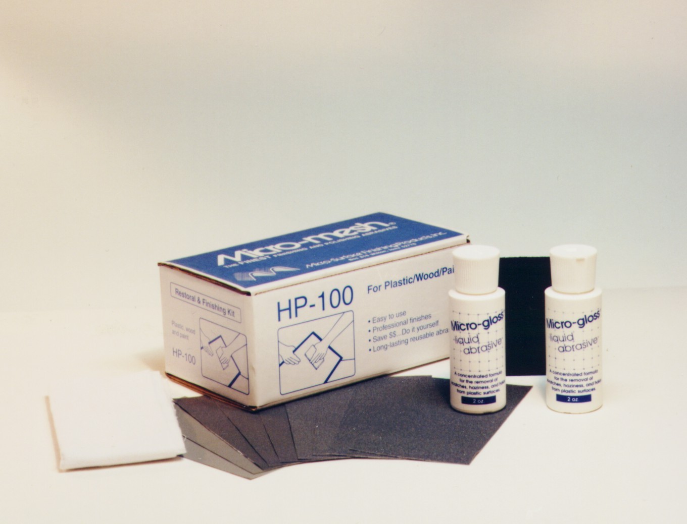 MicroMesh® HP100 Acrylic Restoral Kit Hand Kits Kits Products by Type MICROSURFACE